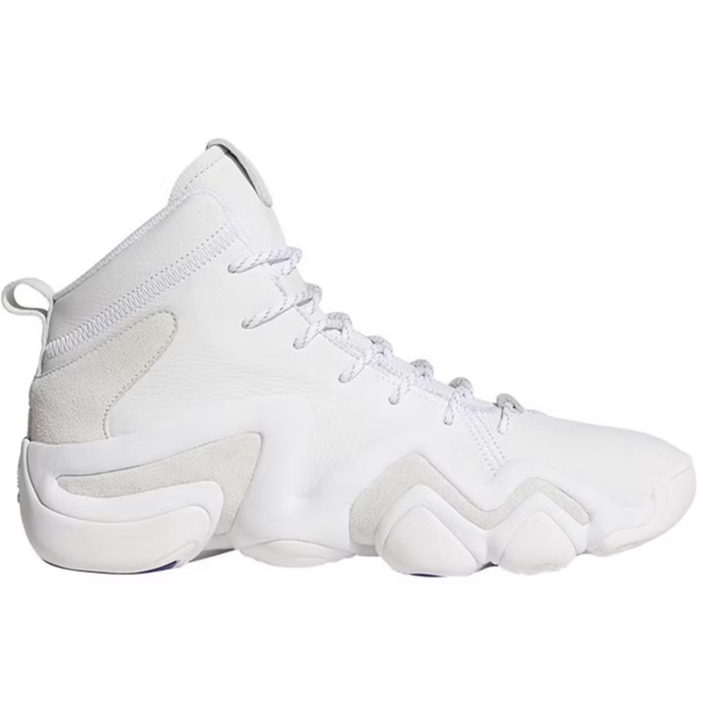 Adidas Crazy 8 ADV White Leather High Top Sneakers Men's Sz 9.5 Rare Retro Style